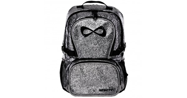 nfinity silver sparkle backpack