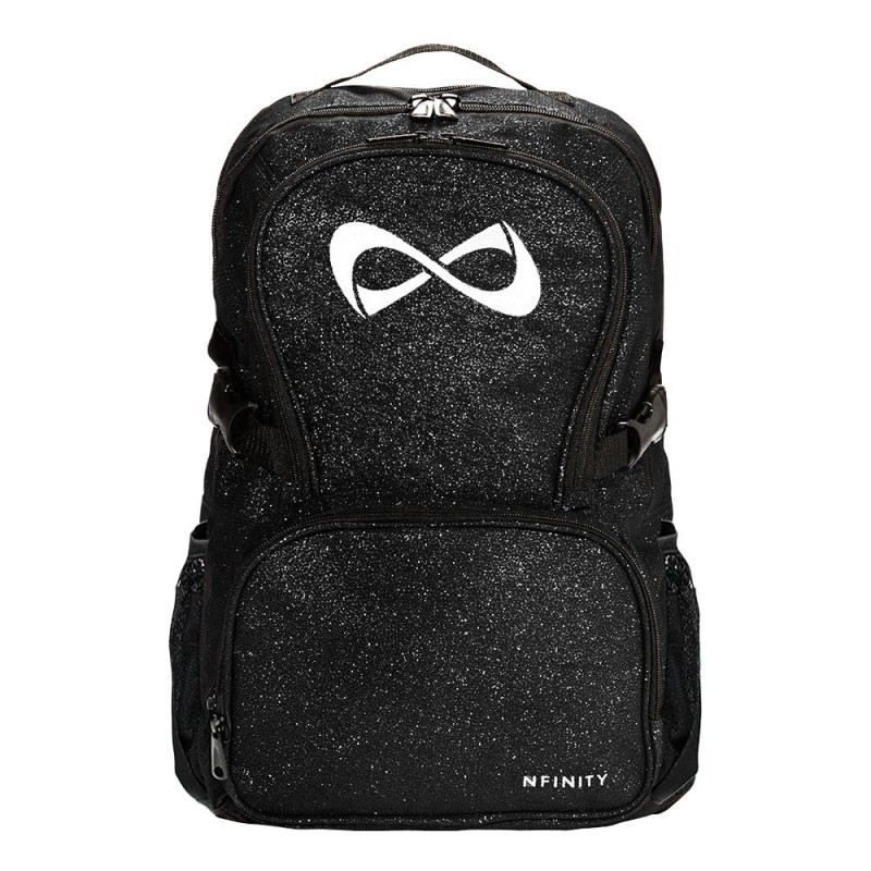 Nfinity Black Sparkle Backpack (Logo Options)