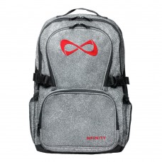 Nfinity Grey Sparkle Backpacks (Logo Options)